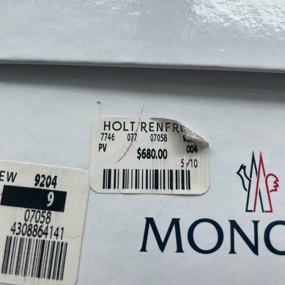 Moncler white sneaker with fur size 39 - Picture 8 of 9